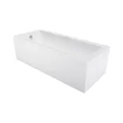 Mexen Cubik pravokotna kad 120 x 70 cm z ohišjem, bela - 55031207000X