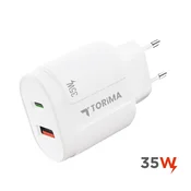 Brzi Punjac | 35W | USB-C i USB-A Utor | TORIMA