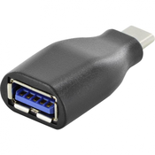 Digitus USB 3.0 adapter [1x USB vtič C - 1x USB 3.0 vtičnica A] črna Digitus