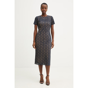 MICHAEL Michael Kors Vsakodnevna obleka MS683HED6E Mornarsko modra Slim Fit