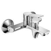 SINTRA stenska kopalniška armatura, krom - Chrome - Aqualine - SINTRA - 48 - Medeninasti - Vzvod - Krožni - Vrtljivo - 178 - 117 - 188 - 14
