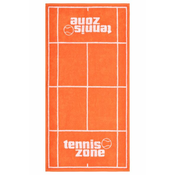Teniski rucnik Tennis Zone Towel Court&Logo - orange/white