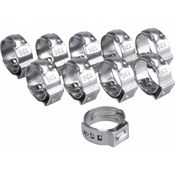 Extol Premium Sponka za cev, 10ks, průměr13,8mm, INOX