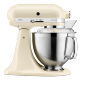 KitchenAid mešalec Almond Cream, krem (KA5KSM185PSEAC)