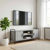 vidaXL TV omarica 133 x 33 x 50 cm Siva Sonoma Inženirski les