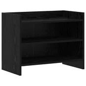 Vidaxl TV omarica 60 x 33 x 47 cm Črni hrast Inženirski les