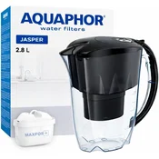 Aquaphor AQUAPHOR Jasper vrč za filtriranje vode 2,8L s MAXFOR+ filterjem - črn