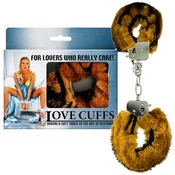 NMC Kovinske lisice s krznom Lion Mane Love Cuffs