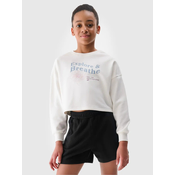 Girls cropped sweatshirt 4F