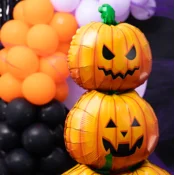 PartyPal Folija balon z motivom buče za noč čarovnic 60x107 cm