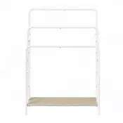 Songmics Stojalo za brisače 70x30x101 cm belo