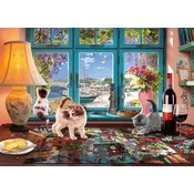 Ravensburger - Puzzle Puzzlerjeva miza - 1 000 kosov