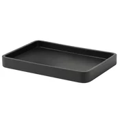 BRENDA tray, black matt - Črna - 215x25x152 mm - Gedy - BRENDA - 24 - Poliresin - Drugo - Kvadratni - 215 - 25 - 152 - 14
