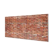 tulup.si Slika na akrilnem steklu Vintage zid 125x50 cm 4 obešalnika