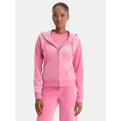 Juicy Couture Jopa na zadrgo GOTHIC CROWN  svetlo roza