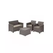 KETER EMA komplet vrtne sjedece garniture, cappucino