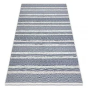 eoshop Preproga ECO SISAL BOHO MOROC Trakovi 22328 čopki - dve ravni flisa smetana/temno modra c ( - Velikost: 155x220 cm)