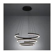 Eglo 390532 - LED prigušiva viseca lampa na sajli LABONETE LED/50W/230V crna + daljinski upravljac