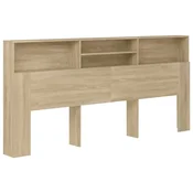 Vidaxl Vzglavna omarica sonoma hrast 220x19x103,5 cm