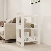 Ormaric za knjige / pregrada bijeli 60x35x91 cm od borovine