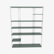 Conceptum Hypnose Polica 120x160x29,6cm Zeleno-Bela