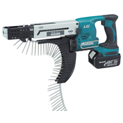 MAKITA DFR750RFE akumulatorski suhomontažni vijačnik s podajalnikom
