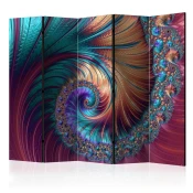 artgeist Paravan Peacock Tail I, 5-Delni, Akustičen