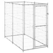 Vanjski kavez za pse od pocincanog celika 110 x 220 x 180 cm