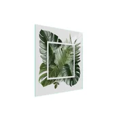 shumee Steklena deska za rezanje 45x52 Leaf