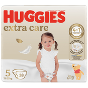 HUGGIES® Extra Care 5 jednokratne pelene (12-17 kg) 28 kom.