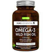Pure & Essential Omega-3 Wild Fish Oil & Astaxanthin - 180 Gel-kapsule