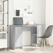 Stol Sivi Sonoma 120x42x76 cm Konstruirano drvo