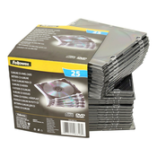 Omoti za CD/DVD Fellowes PVC, 25/1