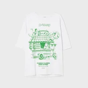 Cropp - Majica s printom - white