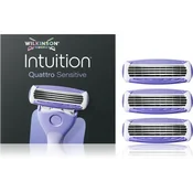 Wilkinson Sword Intuition Quattro Sensitive nadomestne glave 3 kos