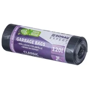 Vrečke DONAU EXPERT, CLASSIC LDPE, 120 l, 10 kosov, črne