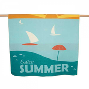 Odeja Silvretta 140 x 200 cm, Endless summer - rumeno-modra