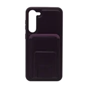 Maska za telefon LEATHER MAGSAFE WALLET za Samsung S23 Plus, Ljubičasta