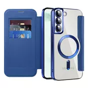 Etui SmartMag Book z Magsafe tehnologijo in RFID denarnico za Samsung Galaxy S22 Plus - blue