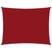 shumee Pravokotna vrtna jadra Oxford Cloth 5x6 m Rdeča