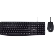 Ewent Business Combo tipkovnica i miš, tihe tipke, USB, HRV, crna (EW3008)