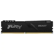 RAM DDR4 16GB 3600MHz Kingston Fury Beast Black KF436C18BB/16