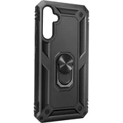 AVIZAR Ovitek za Samsung S23 FE Hybrid Ring Magnetic Holder, Črna, (5000016412)