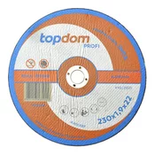 REZALNA PLOŠČA ZA INOX 230x1,9x22mm PROFI, TOPDOM | Topdom