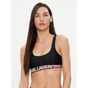 Karl Lagerfeld Bikini zgornji del  rdeča / črna / bela