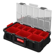 shumee Qbrick sistem TWO organizator Plus s pokrovom velik kovček za orodje 14,3 l