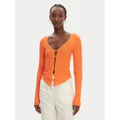PINKO Pletena jopica Vergina 104627 A2E6 Oranžna Slim Fit