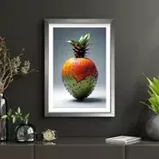 Wallity Dekorativna uramljena slika, 38x53cm, Šarena