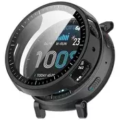 Ovitek z zaščito zaslona Techsuit Defense360 Pro za Amazfit Active Max - črn