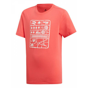 Majica za djecake Adidas Kids GraphicTee - shock red